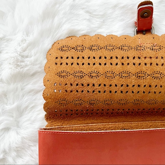 NEW American Eagle Pink Boho Clutch - Picture 5 of 7